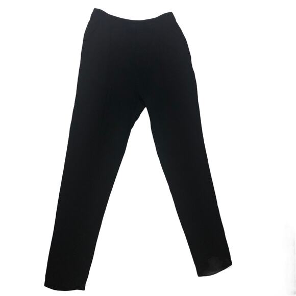 Massimo Dutti Black Trousers - Size 4 - Picture 2 of 12